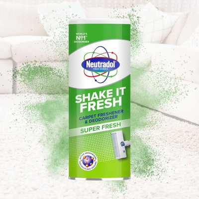 Neutradol Carpet Freshener Deodoriser Odour Eliminator Super Fresh Scent 350G