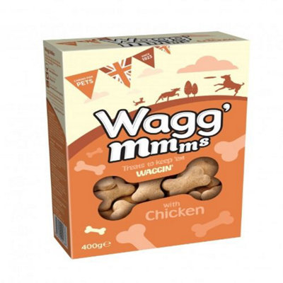 Wagg mmms Dog Biscuits With Chicken 400G (Pack Of 5) from B&Q