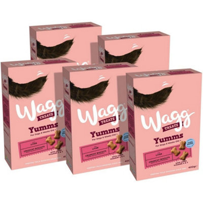 Wagg mmms Dog Biscuits With Liver 400G (Pack Of 5) from B&Q