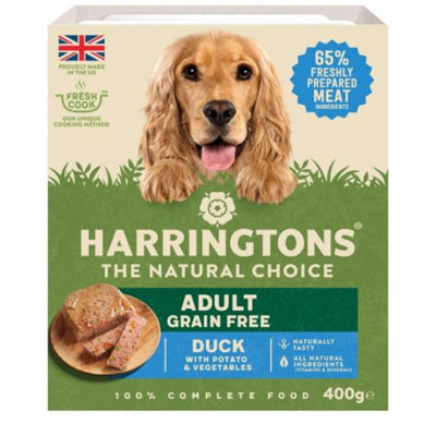 Harringtons Wet Duck & Potato 400GPack Of 8 from B&Q