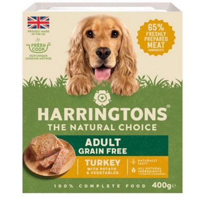 Harringtons Wet Turkey & Potato 400G (Pack Of 8) from B&Q
