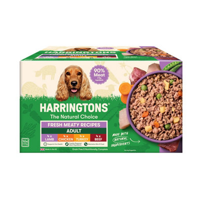 Harringtons Complete Wet Tray Grain Free Hypoallergenic Adult Dog Food Meaty ... - Image 8