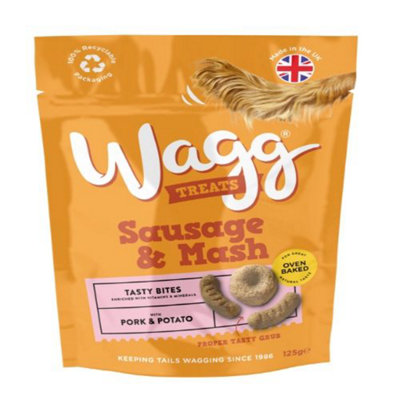 Wagg Sausage & Mash Treats 125G (Pack Of 7) from B&Q