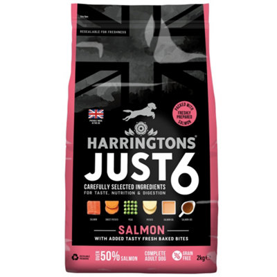 Harringtons Just 6 Salmon & Vegetables Grain Free Dry Dog Food 2Kg from B&Q