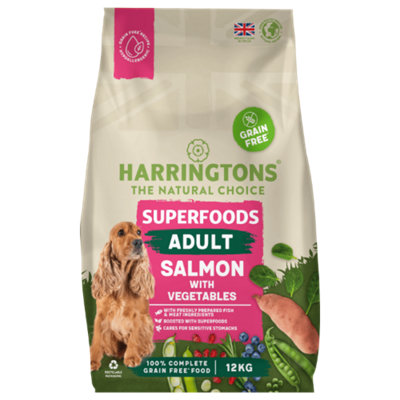 Harringtons Harrington's Free Superfoods 12Kg Grain/Salmon