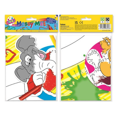 BULK PRICE - 10 X Waterproof Messy Mat Splash Art Floor Kids Painting Easy Wipe - Image 6
