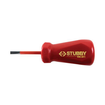 CK Tools Ck T48344-040 Sl4 X 45mm Stubby Vde Screwdriver from B&Q