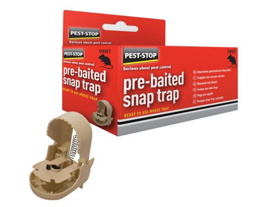 Pest-Stop (Pelsis Group) Psstmb Snap Mouse Trap (Single Blister) Prcpsstmb from B&Q