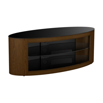Avf Affinity Buckingham 1.1M Oval Tv StandFor Tvs Up To 55"Walnut from B&Q