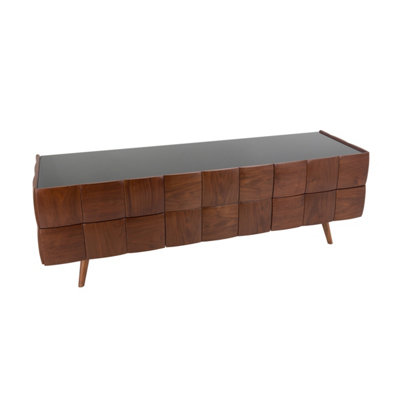 Avf Delano 1.8M Tv StandFor Tvs Up To 85"Walnut from B&Q
