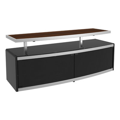 Avf Stage 1.25M Tv StandFor Tvs Up To 55"Walnut/black from B&Q