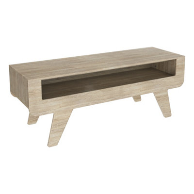 Avf Horton 1.2M Tapered Leg Tv StandFor Tvs Up To 60"Whitewash Oak from B&Q
