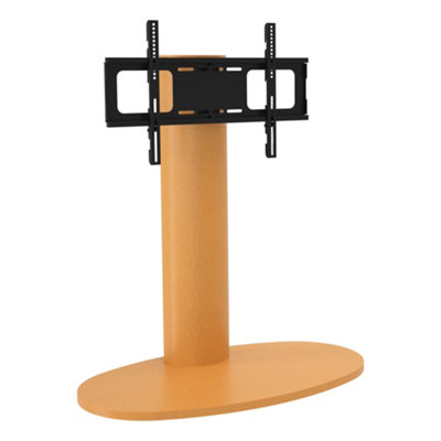Avf Affinity Chepstow One 93Cm Oval Pedestal Tv StandFor Tvs 32-65"Oak from B&Q