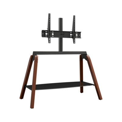 Avf Hoxton Quad Freestanding Tv StandFor Tvs Up To 86"Dark Wood from B&Q