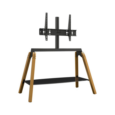 Avf Hoxton Quad Freestanding Tv StandFor Tvs Up To 86"Light Wood from B&Q