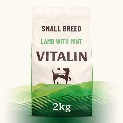 Vitalin Small Breed Adult Lamb And Mint 2Kg from B&Q