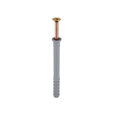 Jcp Fixings Nylon Hammer Screws Zyp6 X 50mmFjnhs06050Box Of 100 from B&Q