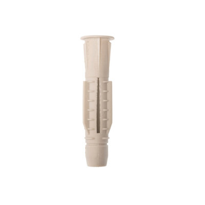Jcp Fixings Universal Plugs 6 X 40mm Fjnup06035For Hollow Or Solid BaseBox Of 200 from B&Q