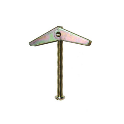 Jcp Fixings Spring Toggles With Screws Zyp M6/18mm X 45mmBox Of 100Zinc-Plated Steel from B&Q