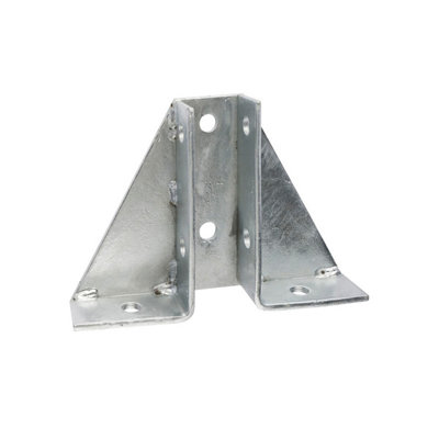 Unifix Gusset Base Plate 41mm Single Channel Hdg Chgbp/005Box Of 12 from B&Q