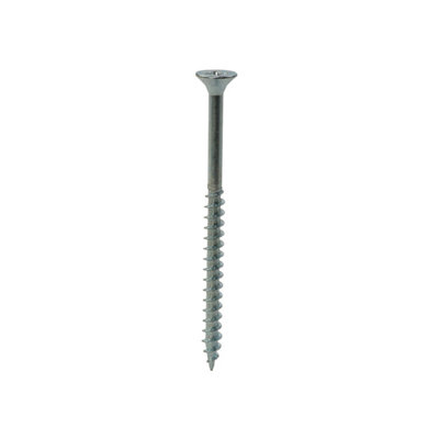 Unifix General Purpose Chippy Woodscrews Pozi Csk Head Bzp Ce6.0 X 100/66mm9Chippyz/245Box Of 100 from B&Q