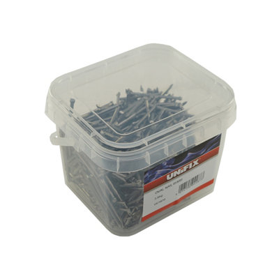 Unifix Bright Oval Brad Nails 75mmUcobn/125Perfect For Diy ProjectsBox Of 4 from B&Q