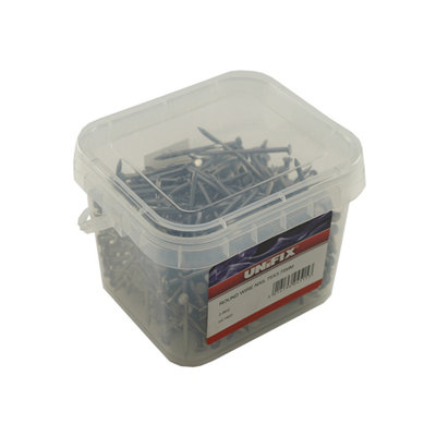 Unifix Bright Round Wire Nails 125mm X 5.60Ucrwn/135Box Of 4 from B&Q