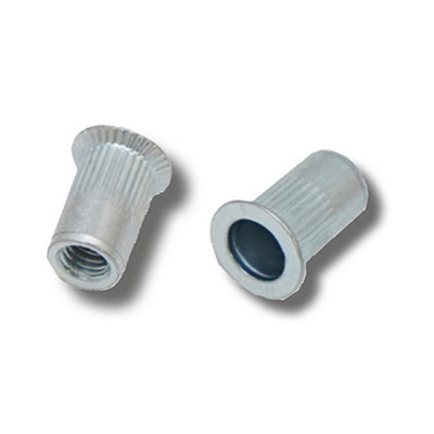 Jrp Riveting Products M4 X 13.0 Steel Csk Head Rivet Nuts - from B&Q