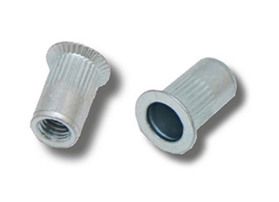 Jrp Riveting Products M5 X 13.0 Steel Rivet Nuts For MetalworkBox Of 1000 from B&Q