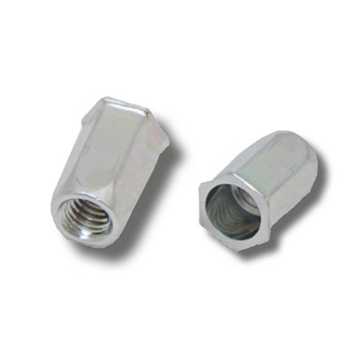 Jrp Riveting Products M8 X 20.0 Steel Reduced Head Rivet NutsJrprnsrhh0860 from B&Q