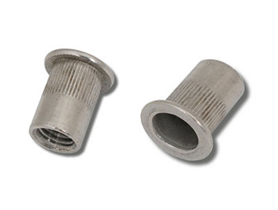 Jrp Riveting Products M6 X 19.5 A2 St.stl Flat Head Rivet NutsJrprnssfh0650Box Of 500 from B&Q