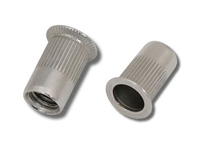 JRP Riveting Products Jrp Rivet Nuts M8 X 18.5 A4 Stainless SteelJrprnss4Ch0845Box Of 300 from B&Q