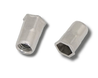 Jrp Riveting Products M5 X 13.0 A4 Stainless Steel Rivet NutsJrprnss4Rhph0525Box Of 1000 from B&Q