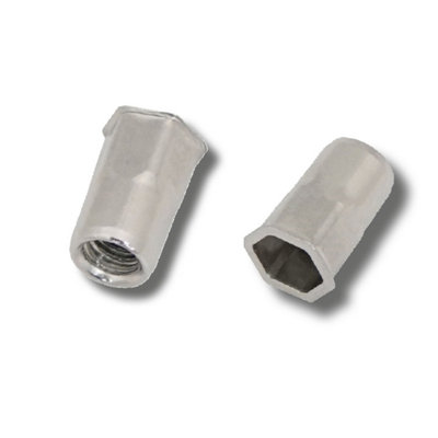 Jrp Riveting Products M6 X 16.0 A4 Stainless Steel Rivet Nuts from B&Q