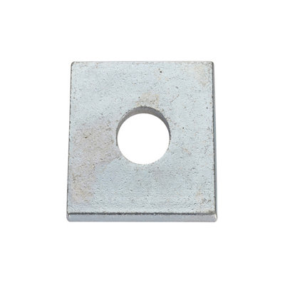 Unifix Square Plate Round Hole Washers BzpM12 X 40 X 3.0Vps 40 3 12 081Box Of 100 from B&Q