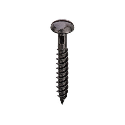 Unifix Woodscrews Slotted Round Head Black Japanned8G X 1" (4.0 X 25mm)9Tqjrndsws/056Box Of 200 from B&Q