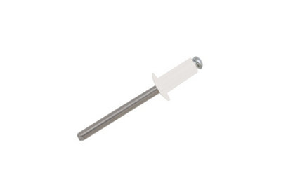 Jrp Riveting Products 3.2 X 8mm Aluminium/steel Dome Head RivetsRal 9016 WhiteJrpclasd3208WhBox Of 1000 from B&Q