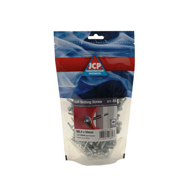 Jcp Fixings Metalfix Self-Drilling Screws 5.5 X 38mmFjpomfl55038W16Perfect For Light SectionsBox Of 550 from B&Q
