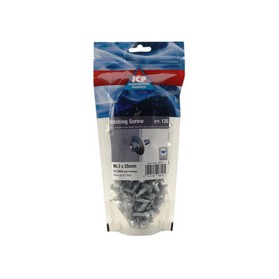 Jcp Fixings Metalfix Stitching Screws 16mm Washer Din 7504K BzpFjposs63025W16Bag Of 120 from B&Q