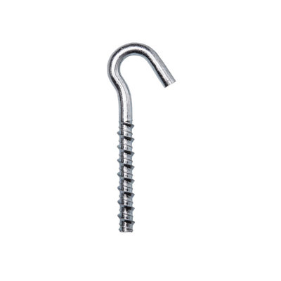 Jcp Fixings Hook Bolts Bzp M8 X 55mm (8/10 X 55mm)Box Of 50Fjjab08/10055Hook from B&Q