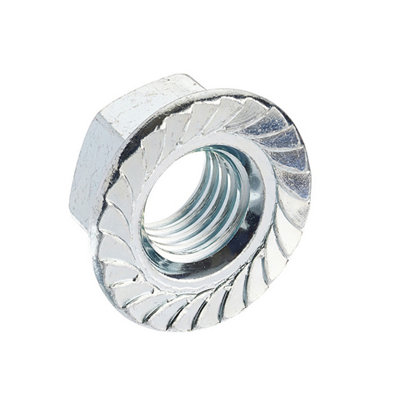 Unifix Class 6 Serrated Flange Nuts Din 6923 BzpM5 X 0.80Nxfsr05 000 from B&Q
