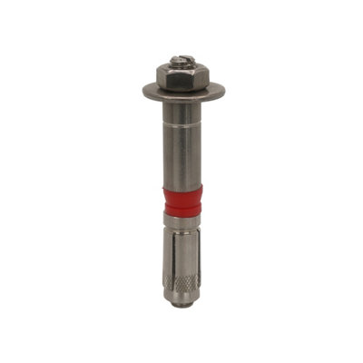 JCP CONSTRUCTION PRODUCTS Jcp Fixings A4-316 Heavy Duty Anchors Hex Stud & Nut 15mm/m10 X 120Box Of 25 from B&Q