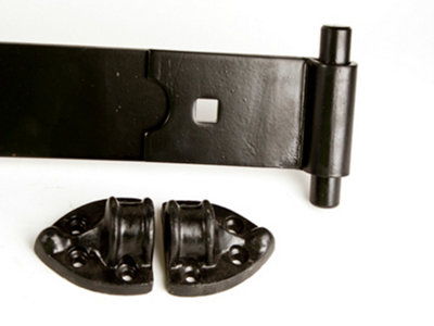 Unifix Prs 499 Heavy Reversible Hinge 610mm (24") 9Exbhrevh/010Heavy-Duty Steel Black from B&Q