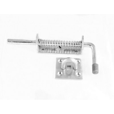 Unifix 513 Spring Loaded Animal Bolt Hsg 10mm / 3/8"9Galvslab/005Perfect For Animal Enclosures - from B&Q