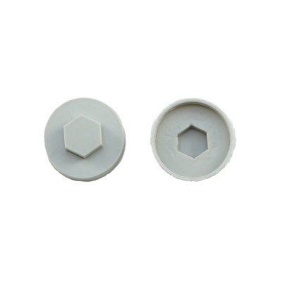 B&Q -  Goosewing Grey Cover Caps19mmFjmfc19GgBox Of 1000