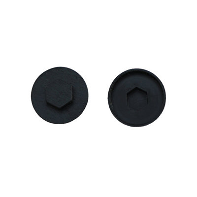 Jcp Fixings Black Cover Caps19mmFjmfc19BlBox Of 1000 from B&Q