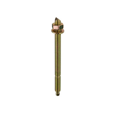 Jcp Fixings J-Fix Stud Grade 8.8 Threaded Zyp M10 X 130Pack Of 10 from B&Q