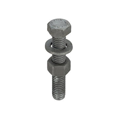 Unifix Ce Marked Assembled Iso 4017 Set/nut/washer M20 X 70Box Of 50 from B&Q