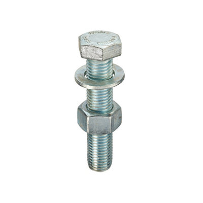 Unifix Ce Marked Iso 4017 8.8 Bzp Set/nut/washer M20 X 65Box Of 50 from B&Q