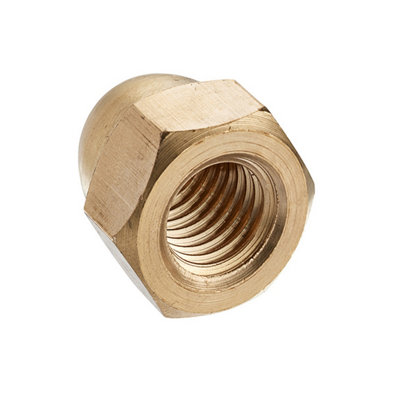 Unifix Brass Dome Nuts Din 1587M8 X 1.25Q601587000800000000 from B&Q